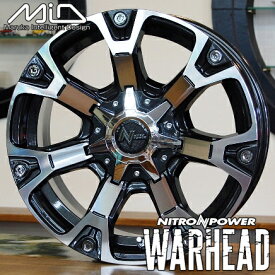 【アルミホイール単品1本価格】【16インチ】【NITRO POWER WARHEAD】【ナイトロパワー ウォーヘッド】【16X6.5J　6穴　PCD：139.7】【ハイエース】表示は1本価格（販売は4本単位）です