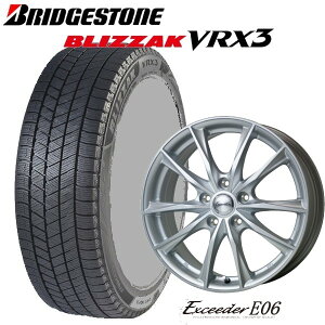 195/60R17 60�n�v���E�X�i�g���^�����p�j�A���~�t4�{�Z�b�gBRIDGESTONE BLIZZAK VRX3 17X6.5J 5�� PCD�F114.3 Exceeder E06/�G�N�V�[�_�[ E06