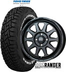 【アルミ＆タイヤ4本セット】【15インチ】【165/65R15】【MAD CROSS RANGER】【オープンカントリーR/T】【マッドクロス　レンジャーMTBK】【15X4.5J　4穴　PCD：100】【軽自動車用】タフト、ハスラー、EKクロスなど表示は4本価格です