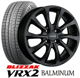 【165/70R14】【14インチ】【BRIDGESTONE BLIZZAK VRX2】【ブリヂストン　ブリザック　VRX2】【ブリヂストン BALMINUM TR10】【MB】【14X5.5J　4穴　PCD：100】【ヴィッツ、アクア、パッソ、マーチ】