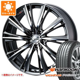 【タイヤ交換対象】サマータイヤ 215/55R17 98W XL ハンコック ベンタス プライム4 K135 レオニス WX 7.0-17 タイヤホイール4本セット