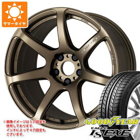 【タイヤ交換対象】サマータイヤ 265/35R18 97W XL グッドイヤー イーグル LSエグゼ ワーク エモーション T7R 9.5-18 タイヤホイール4本セット