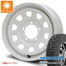 【タイヤ交換対象】ジムニー用 2024年製 サマータイヤ トーヨー オープンカントリー R/T 185/85R16 105/103N LT ホワイトレター MLJ デイトナ SS 5.5-16 タイヤホイール4本セット