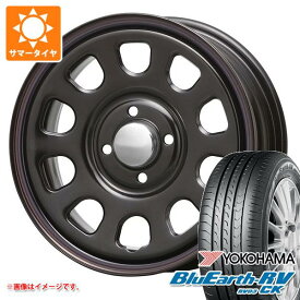 【タイヤ交換対象】2024年製 サマータイヤ 155/65R14 75H ヨコハマ ブルーアースRV RV03CK MLJ デイトナ SS 5.0-14 タイヤホイール4本セット