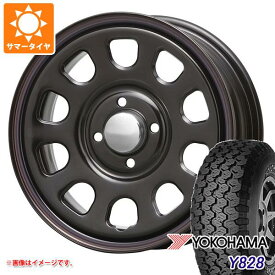 【タイヤ交換対象】サマータイヤ 175R14 6PR ヨコハマ Y828A (175/80R14 94/93N相当) MLJ デイトナ SS 5.0-14 タイヤホイール4本セット