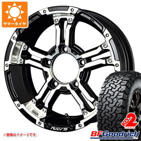 【タイヤ交換対象】ジムニー JB64W用 2024年製 サマータイヤ BFグッドリッチ オールテレーンT/A KO2 LT215/70R16 100/97R ホワイトレター レイズ デイトナ FDX-J 5.5-16 タイヤホイール4本セット