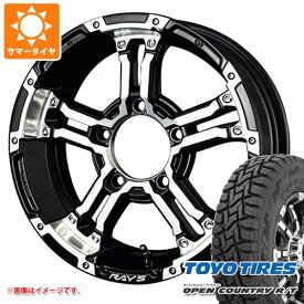 【タイヤ交換対象】ジムニー用 2024年製 サマータイヤ トーヨー オープンカントリー R/T 185/85R16 105/103N LT ホワイトレター レイズ デイトナ FDX-J 5.5-16 タイヤホイール4本セット