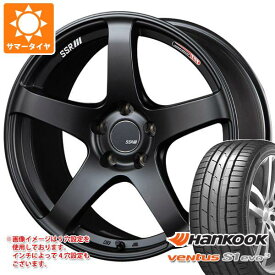 【タイヤ交換対象】2024年製 サマータイヤ 225/40R19 (93Y) XL ハンコック ベンタス S1 エボ3 K127 SSR GTV01 8.5-19 タイヤホイール4本セット