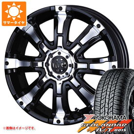 【タイヤ交換対象】ハイゼットトラック S500系用 サマータイヤ ヨコハマ ジオランダー A/T G015 165/60R15 77H ブラックレター クリムソン MG ビースト 5.0-15 タイヤホイール4本セット