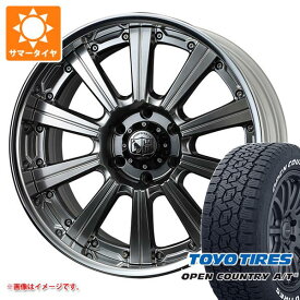 【タイヤ交換対象】ランドクルーザー300用 サマータイヤ トーヨー オープンカントリー A/T3 275/55R20 117H XL ホワイトレター スーパースター ピュアスピリッツ サフォーク XC 9.0-20 タイヤホイール4本セット