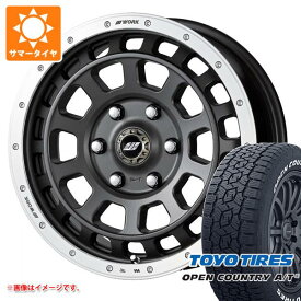 【タイヤ交換対象】5本セット FJクルーザー 10系用 サマータイヤ トーヨー オープンカントリー A/T3 265/70R17 115T ホワイトレター ワーク クラッグ T-グラビック 8.0-17 タイヤホイール5本セット