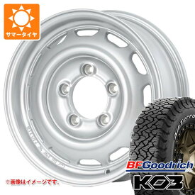 【タイヤ交換対象】スズキ ジムニーシエラ JB74W用 サマータイヤ BFグッドリッチ オールテレーンT/A KO3 LT195/80R15 107S ホワイトレター アピオ ワイルドボア ベンチュラ 6.0-15 タイヤホイール4本セット