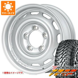 【タイヤ交換対象】5本セット スズキ ジムニーノマド JC74W用 サマータイヤ ヨコハマ ジオランダー M/T G003 195/80R15 96S アピオ ワイルドボア ベンチュラ 6.0-15 タイヤホイール5本セット