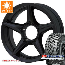 【タイヤ交換対象】スズキ ジムニーシエラ JB74W用 サマータイヤ BFグッドリッチ マッドテレーンT/A KM3 LT225/75R16 115/112Q アピオ ワイルドボア X2 5.5-16 タイヤホイール4本セット