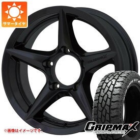 【タイヤ交換対象】スズキ ジムニーシエラ JB74W用 サマータイヤ グリップマックス マッドレイジ R/T MAX LT185/85R16 105/103Q ホワイトレター アピオ ワイルドボア X2 5.5-16 タイヤホイール4本セット