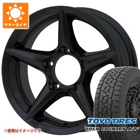 【タイヤ交換対象】スズキ ジムニーシエラ JB74W用 サマータイヤ トーヨー オープンカントリー A/T3 235/70R16 106T ブラックレター アピオ ワイルドボア X2 5.5-16 タイヤホイール4本セット