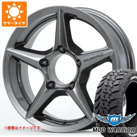 【タイヤ交換対象】スズキ ジムニーシエラ JB74W用 サマータイヤ モンスタ マッドウォーリアー LT215/70R16 107/105Q ホワイトレター アピオ ワイルドボア X2 5.5-16 タイヤホイール4本セット