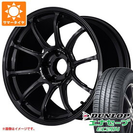 【タイヤ交換対象】サマータイヤ 215/50R18 92V ダンロップ エナセーブ EC204 アドバンレーシング RZ-F2 7.5-18 タイヤホイール4本セット