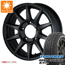 【タイヤ交換対象】ジムニーシエラ JB74W用 サマータイヤ トーヨー オープンカントリー A/T EX 215/70R16 100H アウトサイドホワイトレター ドゥオール CST ゼロワンハイパー XJ 6.0-16 タイヤホイール4本セット