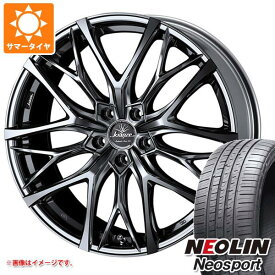 【タイヤ交換対象】サマータイヤ 245/35R19 93Y XL ネオリン ネオスポーツ クレンツェ ウィーバル 100エボ 8.0-19 タイヤホイール4本セット