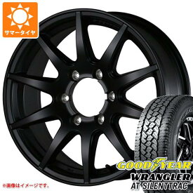 【タイヤ交換対象】サマータイヤ 265/60R18 110H グッドイヤー ラングラー AT サイレントトラック アウトラインホワイトレター ドゥオール フェニーチェ クロス XC10 8.0-18 タイヤホイール4本セット