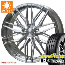 【タイヤ交換対象】サマータイヤ 245/45R19 102W XL グッドイヤー エフィシエントグリップ RVF02 トラフィックスター フォージド TSF-03 8.0-19 タイヤホイール4本セット