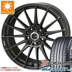 【タイヤ交換対象】サマータイヤ 215/45R17 91W XL ヨコハマ ブルーアースGT AE51 エンケイ チューニング FC01 7.0-17 タイヤホイール4本セット