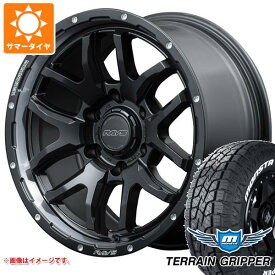 【タイヤ交換対象】ランドクルーザー プラド 150系用 サマータイヤ モンスタ テレーングリッパー 265/70R17 115T ホワイトレター レイズ デイトナ F6 ブースト 8.0-17 タイヤホイール4本セット