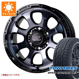 【タイヤ交換対象】5本セット FJクルーザー 10系用 サマータイヤ トーヨー オープンカントリー A/T3 LT285/70R17 116/113Q ホワイトレター マッドクロスグレイス 8.0-17 タイヤホイール5本セット