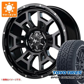 【タイヤ交換対象】5本セット FJクルーザー 10系用 サマータイヤ トーヨー オープンカントリー A/T3 265/70R17 115T ホワイトレター ナイトロパワー H6 スラッグ 8.0-17 タイヤホイール5本セット