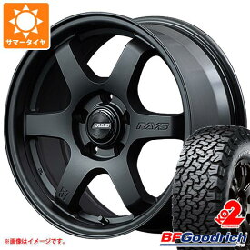 【タイヤ交換対象】T31エクストレイル用 サマータイヤ BFグッドリッチ オールテレーンT/A KO2 LT215/65R16 103/100S ブラックレター レイズ グラムライツ 57DR-X2 7.0-16 タイヤホイール4本セット