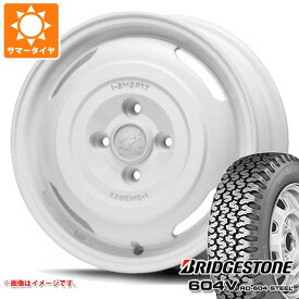 【タイヤ交換対象】ハイゼットトラック S500系用 サマータイヤ ブリヂストン 604V RD-604 スチール 165R14 6PR (165/80R14 91/90N相当) MLJ エクストリームJ ジャーニー 4.5-14 タイヤホイール4本セット