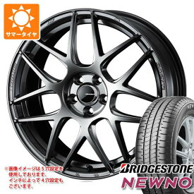 【タイヤ交換対象】サマータイヤ 215/45R18 93W XL ブリヂストン ニューノ ウェッズスポーツ SA-27R 7.5-18 タイヤホイール4本セット