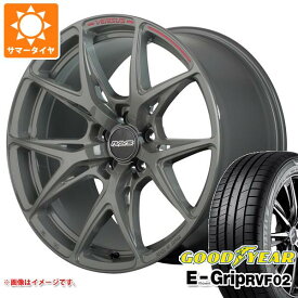 【タイヤ交換対象】サマータイヤ 225/40R19 93W XL グッドイヤー エフィシエントグリップ RVF02 レイズ ベルサス クラフトコレクション VV21S 8.0-19 タイヤホイール4本セット