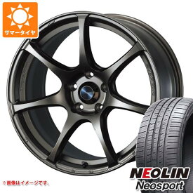 【タイヤ交換対象】サマータイヤ 205/50R17 93W XL ネオリン ネオスポーツ ウェッズスポーツ SA-75R 7.0-17 タイヤホイール4本セット