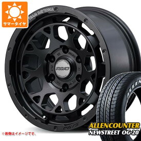 【タイヤ交換対象】ハイエース 200系用 サマータイヤ オーレンカウンター ニューストリート OG-20 215/65R16C 109/107T ホワイトレター レイズ デイトナ M9+ スペックM 6.5-16 タイヤホイール4本セット