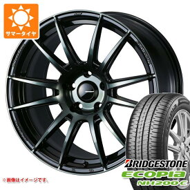 【タイヤ交換対象】2024年製 サマータイヤ 165/60R15 77H ブリヂストン エコピア NH200 C ウェッズスポーツ SA-62R 5.0-15 タイヤホイール4本セット