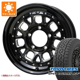 【タイヤ交換対象】5本セット ジムニーシエラ JB74W用 サマータイヤ トーヨー オープンカントリー A/T3 215/70R16 100T ブラックレター バークレイハードロック ヒューロン 6.0-16 タイヤホイール5本セット