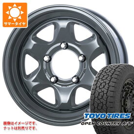 【タイヤ交換対象】5本セット ジムニーシエラ JB74W用 サマータイヤ トーヨー オープンカントリー A/T3 215/70R16 100T ブラックレター ブルート BR-44 6.5-16 タイヤホイール5本セット