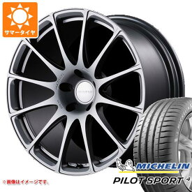 【タイヤ交換対象】サマータイヤ 235/45R18 (98Y) XL ミシュラン パイロットスポーツ4 プロドライブ GC-012L 8.5-18 タイヤホイール4本セット