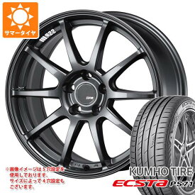 【タイヤ交換対象】サマータイヤ 215/50R17 95W XL クムホ エクスタ PS71 SSR GTV02 7.0-17 タイヤホイール4本セット