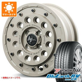 【タイヤ交換対象】2024年製 サマータイヤ 155/65R14 75H ヨコハマ ブルーアースRV RV03CK ナイトロパワー H12 ショットガン タクティカルエディション 4.5-14 タイヤホイール4本セット