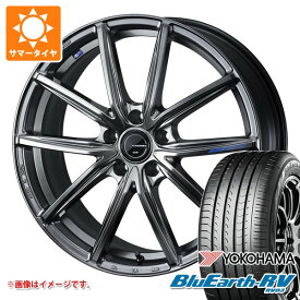 【タイヤ交換対象】サマータイヤ 225/45R18 95W XL ヨコハマ ブルーアースRV RV03R7216 レオニス ナヴィア 08 7.0-18 タイヤホイール4本セット
