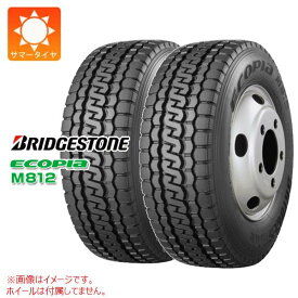 2本 サマータイヤ 205/85R16 117/115N ブリヂストン エコピア M812 BRIDGESTONE ECOPIA M812 【バン/トラック用】