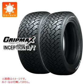 【タイヤ交換対象】2本 サマータイヤ 245/65R17 107T グリップマックス インセプション A/T ホワイトレター GRIP MAX INCEPTION A/T