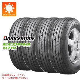 【タイヤ交換対象】4本 サマータイヤ 165/80R14 91/90N ブリヂストン エコピア R710 (165R14 6PR相当) BRIDGESTONE ECOPIA R710 【バン/トラック用】