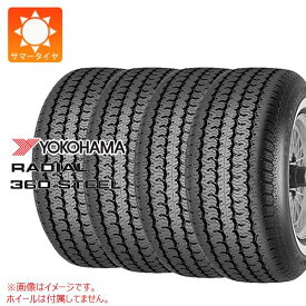 【タイヤ交換対象】4本 サマータイヤ 225/75R15 102S ヨコハマ ラジアル360スチール YOKOHAMA RADIAL 360 STEEL