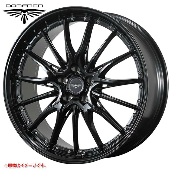 楽天市場】ドルフレン ヒューヴァー 8.0-19 ホイール1本 DORFREN HYVAA 