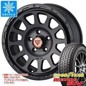 【タイヤ交換対象】スタッドレスタイヤ グッドイヤー アイスナビ SUV 265/70R17 115Q ＆ デルタフォース オーバル 8.0-17 タイヤホイール4本セット265/70-17 GOODYEAR ICE NAVI SUV