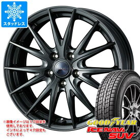 【タイヤ交換対象】スタッドレスタイヤ グッドイヤー アイスナビ SUV 215/65R16 98Q ＆ ヴェルヴァ スポルト2 6.5-16 タイヤホイール4本セット215/65-16 GOODYEAR ICE NAVI SUV